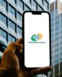 Celular exibindo logo da Previdência Social